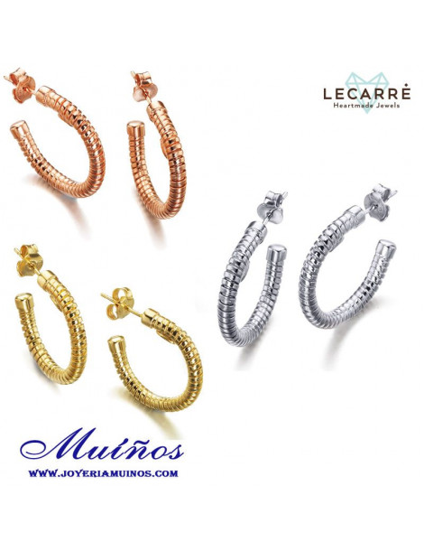 Pendientes aro Tubogas earring LeCarré mujer.