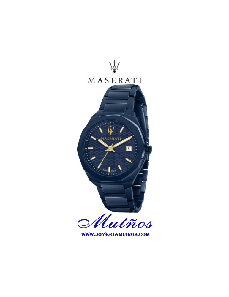 reloj maserati blue edition