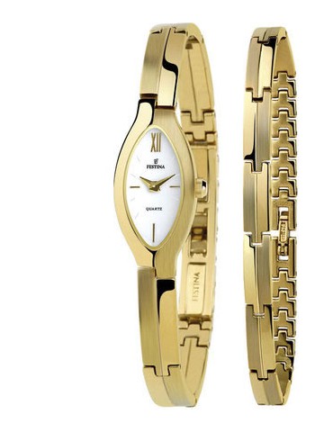 Reloj Festina con pulsera dorado f16154/2