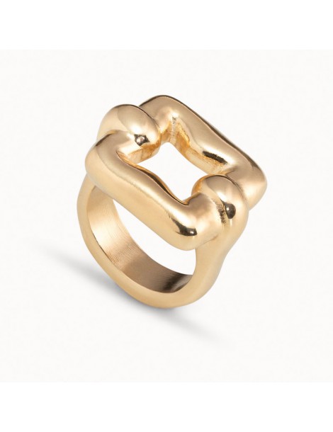 anillo uno de 50 eslabon dorado