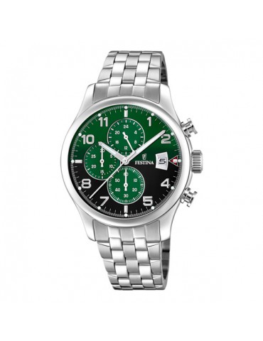 festina verde hombre reloj f20374