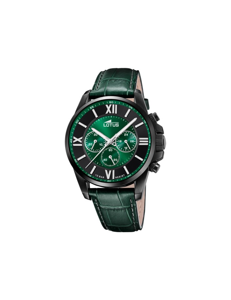 reloj lotus hombre verde 18881