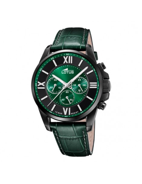 reloj lotus hombre verde 18881
