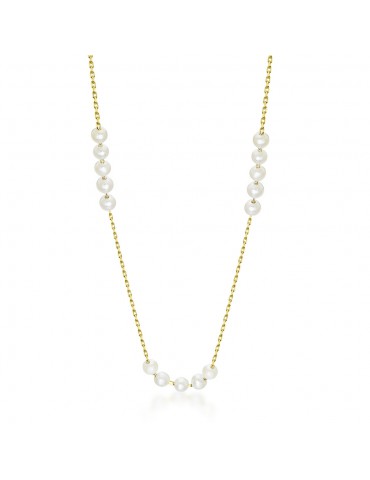 Collar oro perlas lecarre gd126