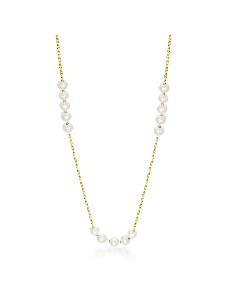 Collar oro perlas lecarre gd126