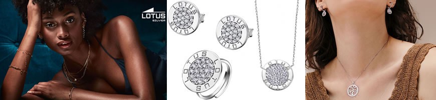 Pendientes Plata Mujer LOTUS SILVER